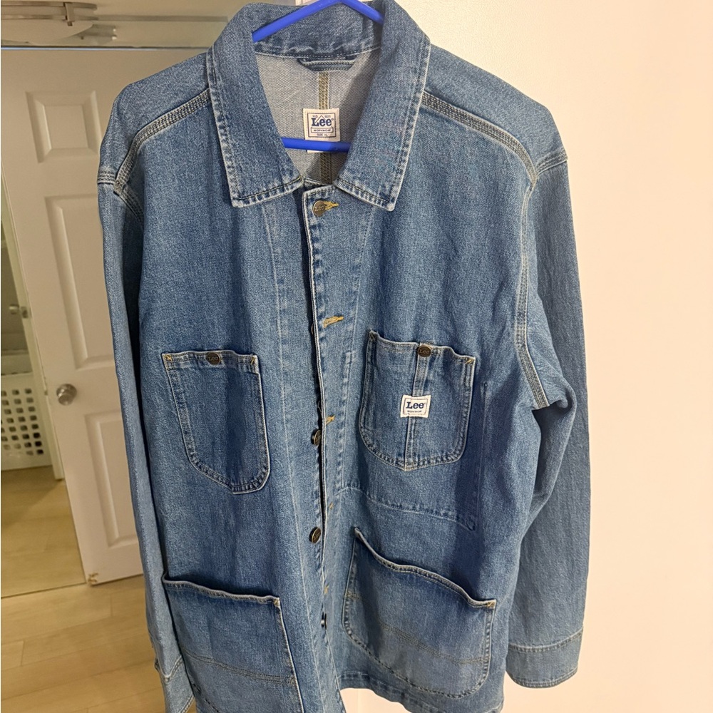 Lee Men's Denim Blue Shirt Jacket